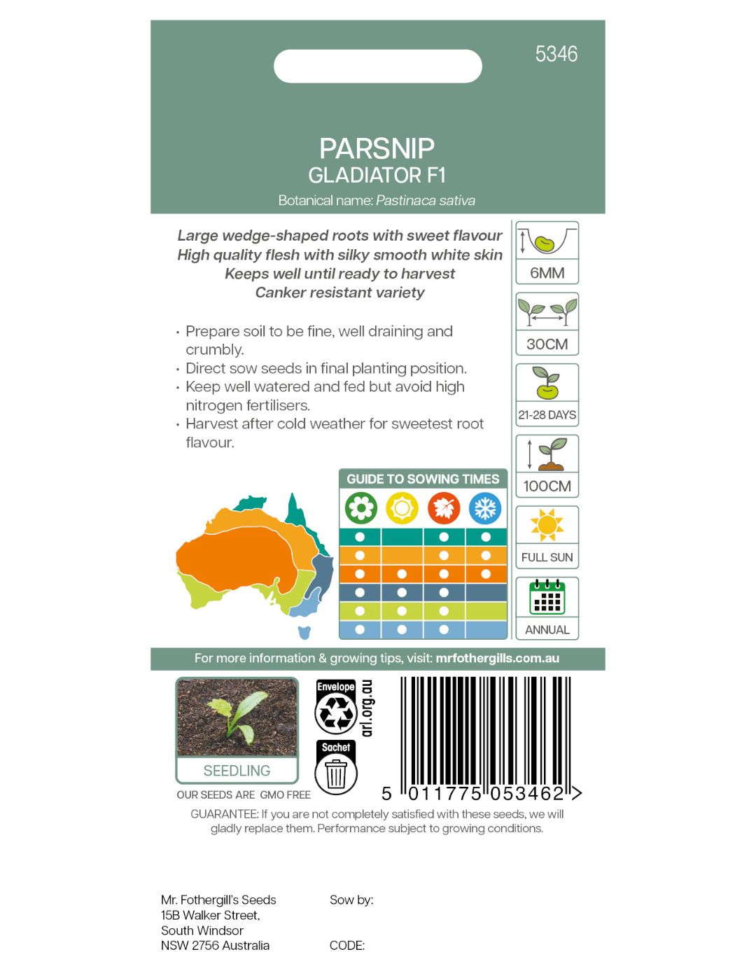 Parsnip Gladiator F1