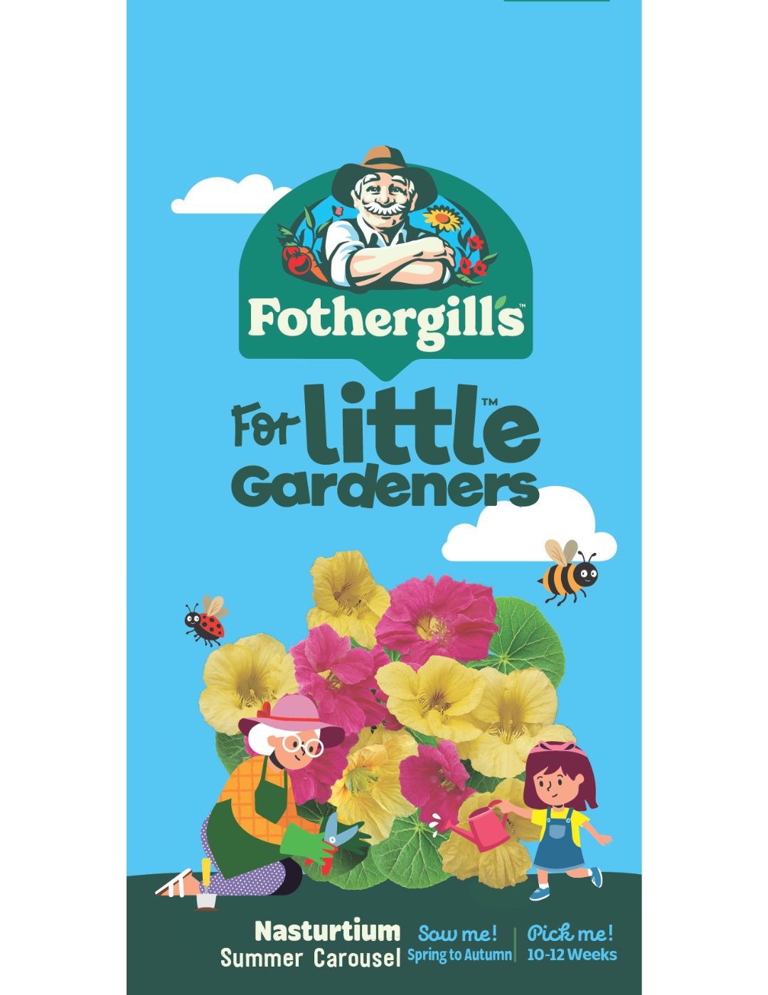 Little Gardeners Nasturtium Summer Carousel Seeds