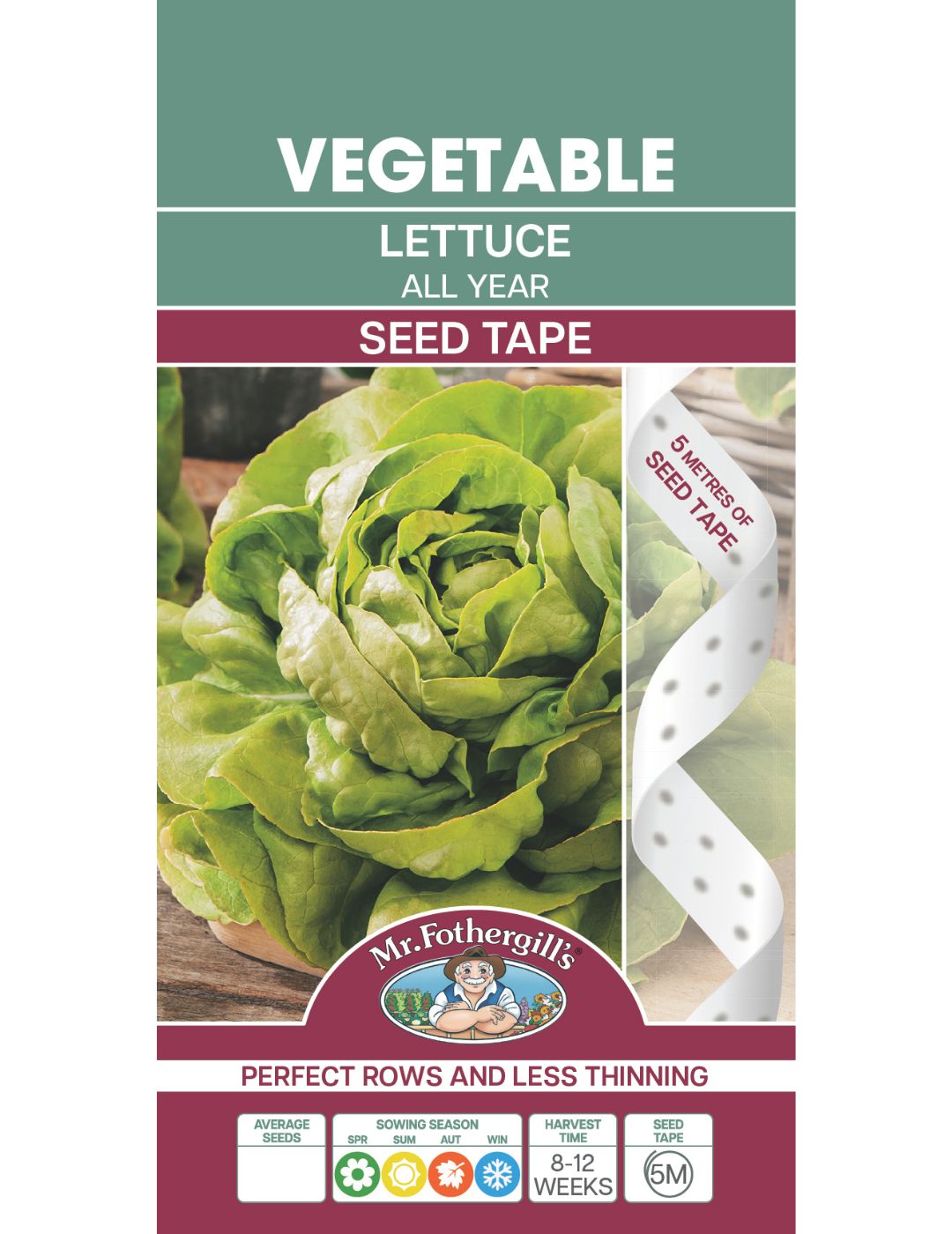 Lettuce All Year Seed Tape