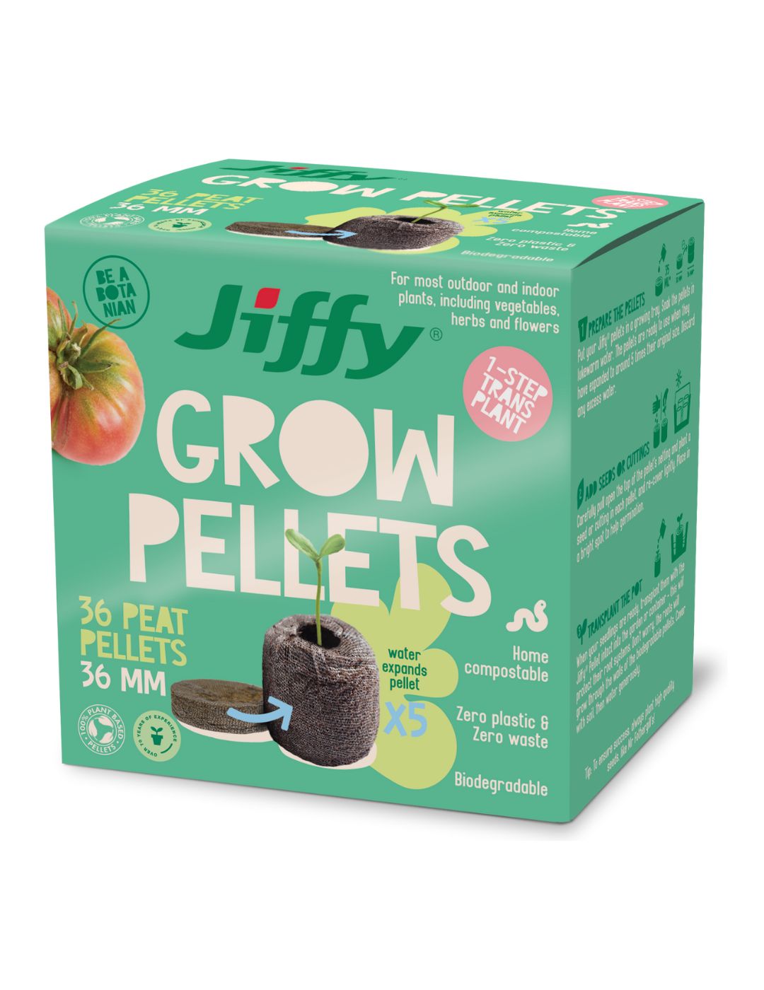 Jiffy 36mm Peat Pellets (Box of 36)