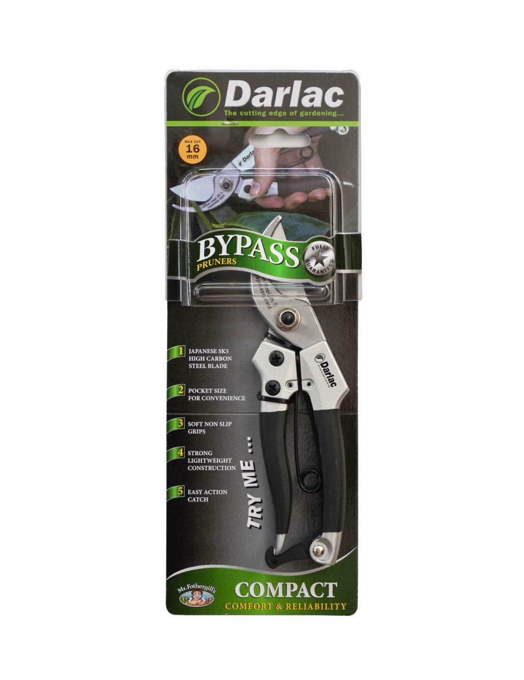 Darlac Compact Bypass Pruner Secateurs