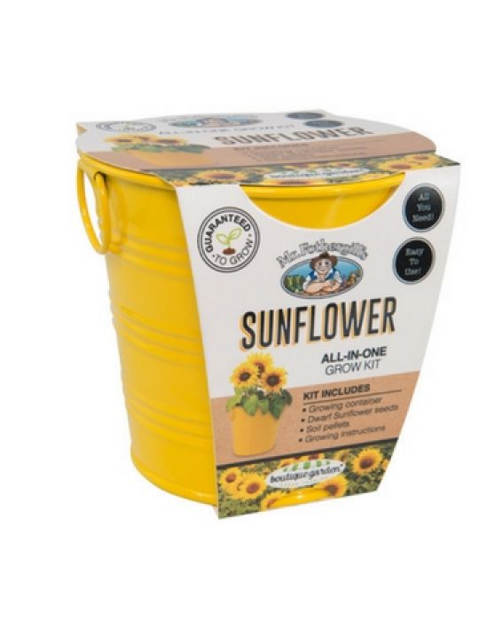 Sunflower - Round Grow Kit Tin