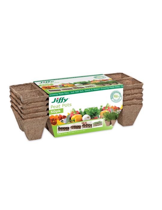 Jiffy 5cm Strips (50 Jiffy Pots)